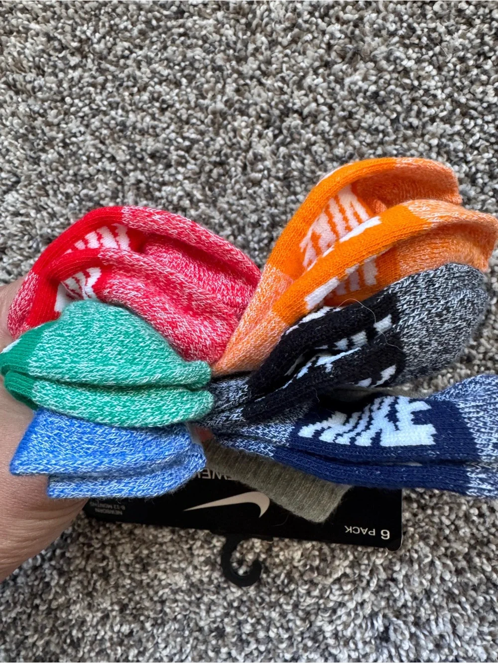 Nike New Baby Ankle Socks 6 Pair